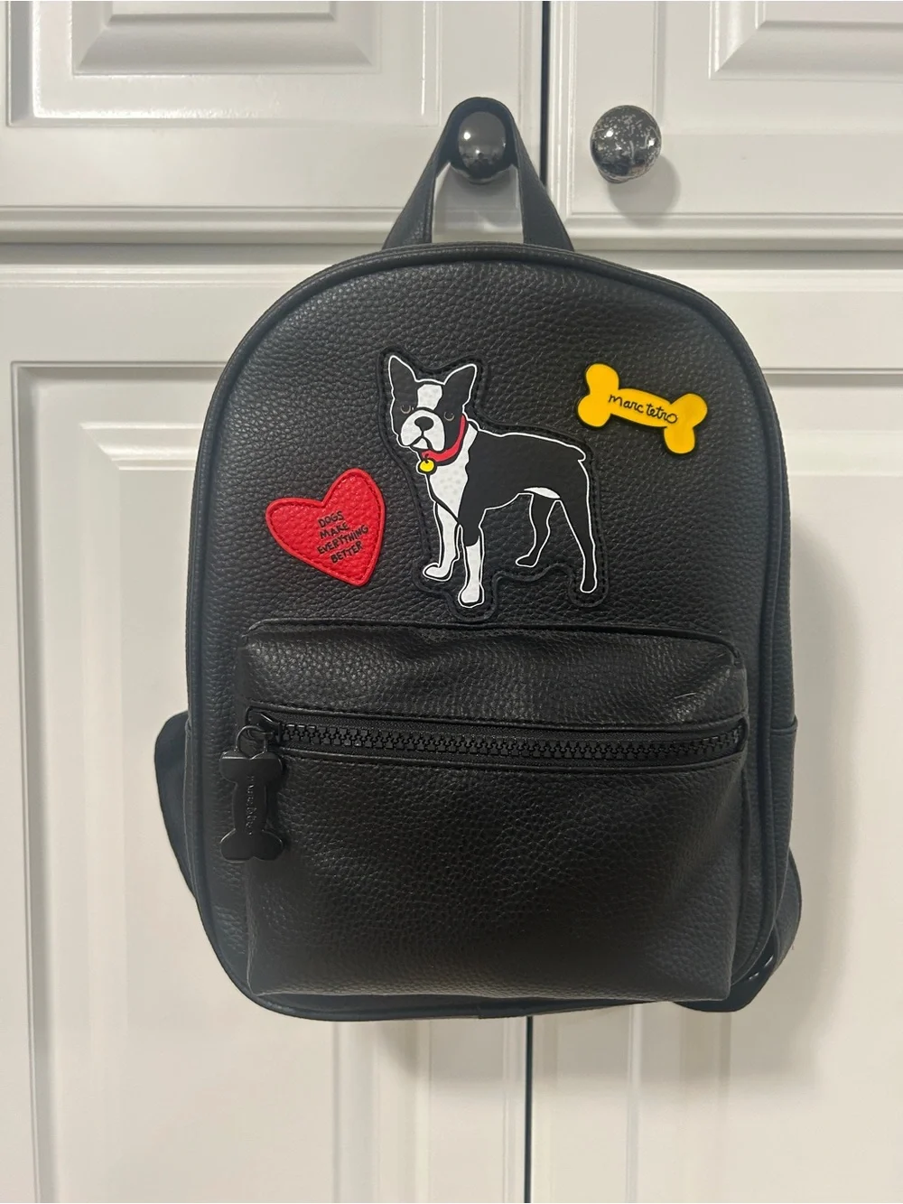 Marc Tetro Black Dog Patch Mini Backpack